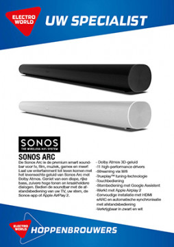 Sonos Arc 999,-   NU OP VOORRAAD