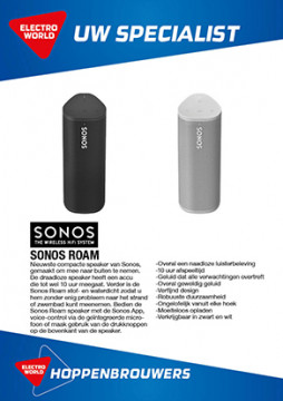 Sonos Roam 199,- NU OP VOORRAAD