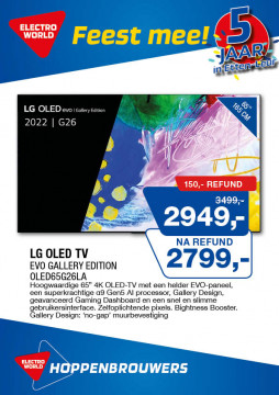 LG 65 inch Gallery Edition